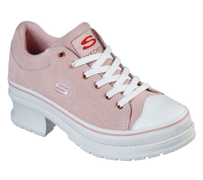 Skechers Dam Ljus Rosa Kilar Skor - Heartbeats - Softy - Sverige (QBWGL-6798)